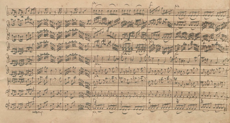 Notenbeispiel Bach